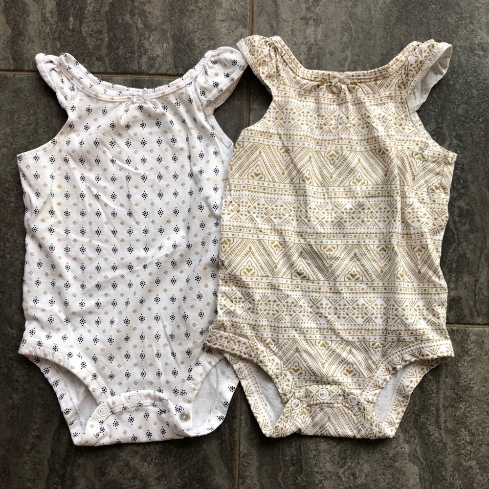 Set of two Boho Onesies
